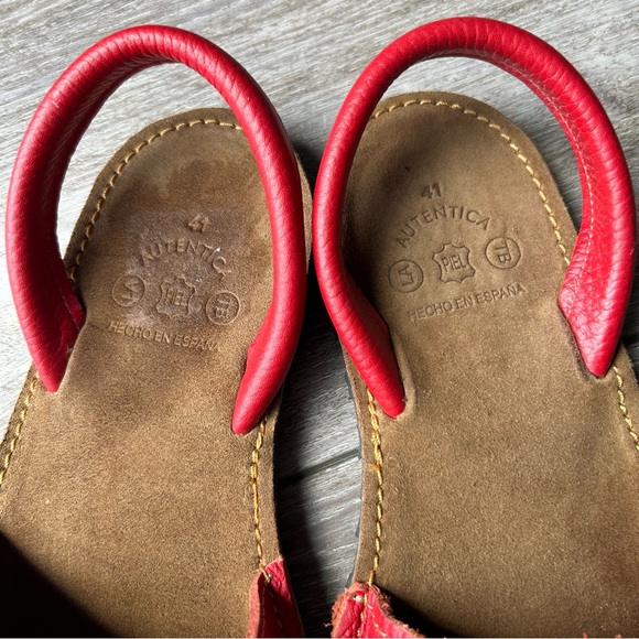 Autentica Avarca Pons Handmade Genuine Leather Sandal Made in Spain - Picture 11 of 12